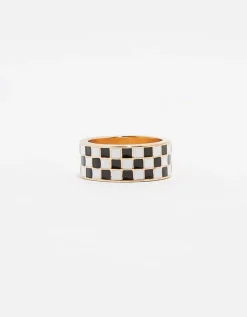 Bague Large avec Motif Damier^Tally Weijl Discount