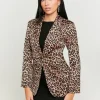 Blazer Ajusté Léopard en Satin^Tally Weijl New