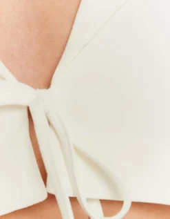 Blazer ultra-court avec nœud fantaisie^Tally Weijl Discount
