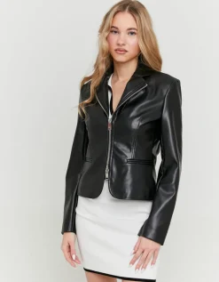 Blazer Zippé en Similicuir^Tally Weijl Fashion