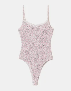 Body Basique Imprimé Floral avec Ourlet en Dentelle^Tally Weijl Sale
