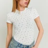 Body Basique Manches Courtes à Imprimé Floral^Tally Weijl Outlet