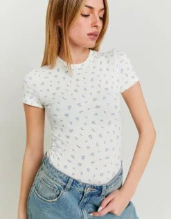 Body Basique Manches Courtes à Imprimé Floral^Tally Weijl Outlet
