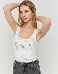Body en Mesh avec Strass en Carrés^Tally Weijl Sale