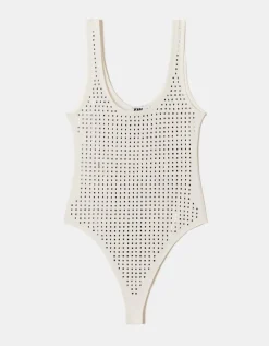 Body en Mesh avec Strass en Carrés^Tally Weijl Sale