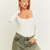 Body Imprimé Floral avec Détail Dentelle^Tally Weijl Sale