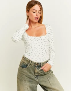 Body Imprimé Floral avec Détail Dentelle^Tally Weijl Sale