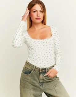 Body Imprimé Floral avec Détail Dentelle^Tally Weijl Sale