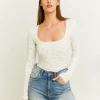 Body Imprimé Floral Basique avec Dentelle^Tally Weijl Hot