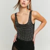 Body en Mesh avec Détails Strass^Tally Weijl Best