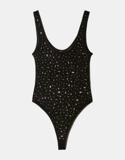 Body en Mesh avec Strass en Carrés^Tally Weijl Online