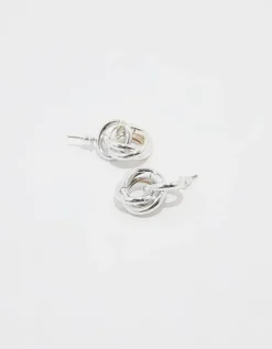 Boucles d'Oreilles Argentées Torsadées^Tally Weijl Outlet