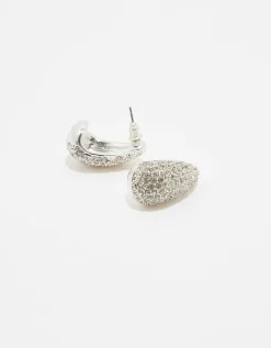 Boucles d'Oreilles en Strass forme Goutte^Tally Weijl Online