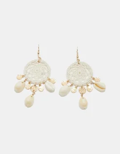 Boucles d'Oreilles Façon Attrape-Rêve avec Coquillages^Tally Weijl Hot