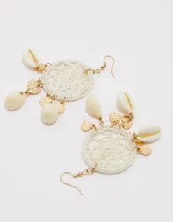 Boucles d'Oreilles Façon Attrape-Rêve avec Coquillages^Tally Weijl Hot