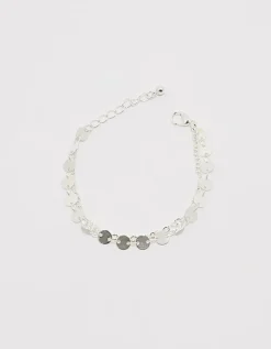 Bracelet Argentée Chaîne avec Disques^Tally Weijl Outlet