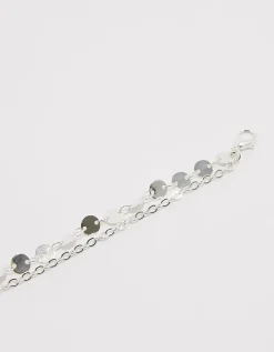 Bracelet Argentée Chaîne avec Disques^Tally Weijl Outlet