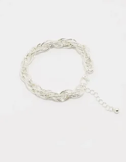 Bracelet Chaîne torsadée argentée^Tally Weijl Discount