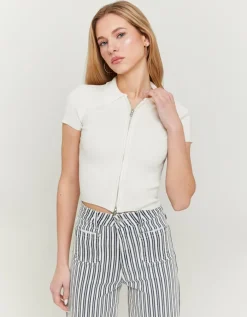 Cardigan en Maille Col Polo^Tally Weijl Online