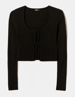 Cardigan en Maille avec Détail Nœuds^Tally Weijl Online