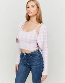 Cardigan Vichy Duveteux^Tally Weijl Best