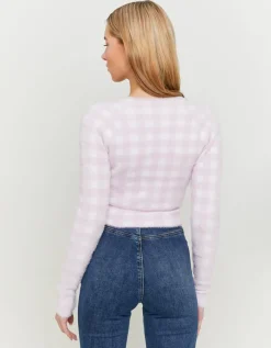 Cardigan Vichy Duveteux^Tally Weijl Best