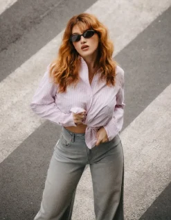 Chemise Droite avec Nœuds en Strass^Tally Weijl Fashion