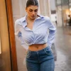 Chemise Droite Rayée avec Strass^Tally Weijl Sale