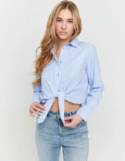 Chemise Droite Rayée avec Strass^Tally Weijl Sale