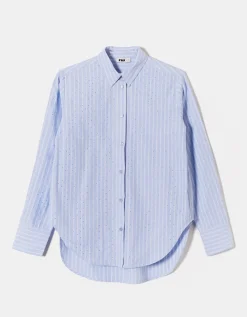 Chemise Droite Rayée avec Strass^Tally Weijl Sale