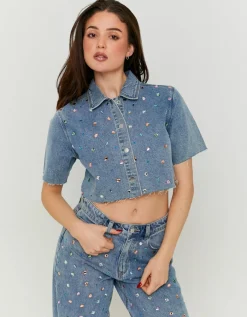 Chemise en Jean avec Strass^Tally Weijl Sale