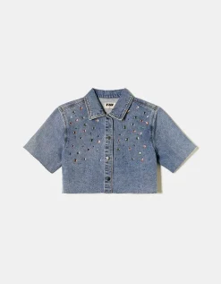 Chemise en Jean avec Strass^Tally Weijl Sale