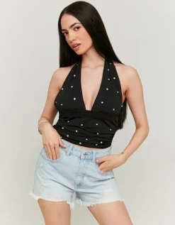 Crop Top avec Strass^Tally Weijl Best