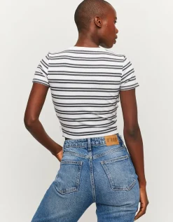 Crop Top Rayé^Tally Weijl Sale
