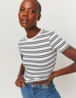Crop Top Rayé^Tally Weijl Sale