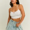 Débardeur avec Détail Lacé à l'Avant^Tally Weijl Sale