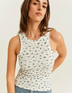 Débardeur Basique avec Imprimé Floral^Tally Weijl Discount