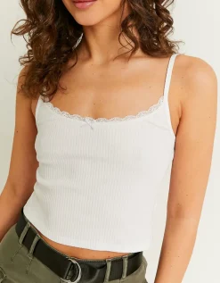 Débardeur Basique avec Détail en Dentelle^Tally Weijl Fashion
