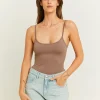 Débardeur Brun Basique^Tally Weijl Online