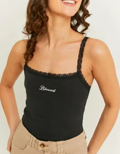 Débardeur Imprimé avec Détail en Dentelle^Tally Weijl Discount