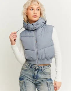 Doudoune Courte Sans Manches e avec Capuche Amovible^Tally Weijl Fashion