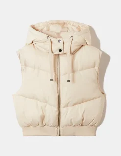 Doudoune Courte Sans Manches avec Capuche Amovible^Tally Weijl Clearance