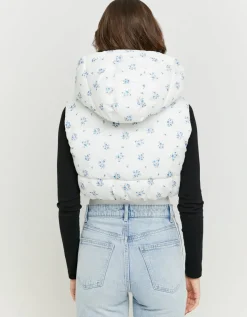 Gilet Matelassé à Micro-Fleurs^Tally Weijl Hot