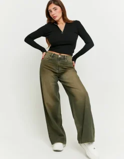 Jean Baggy Foncé Taille Mi-Haute^Tally Weijl Best