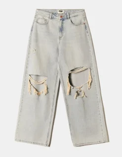 Jean Baggy Destroy Clair Taille Mi-haute^Tally Weijl Discount