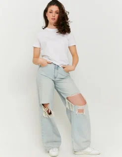 Jean Baggy Destroy Clair Taille Mi-haute^Tally Weijl Discount