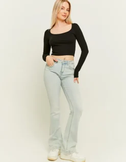 Jean Bootcut Bleu Clair Taille Mi-Haute^Tally Weijl Hot