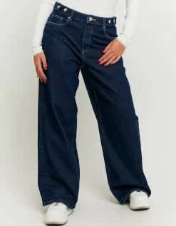 Jean Brut Baggy avec Détail à la Taille^Tally Weijl Online