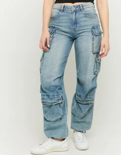 Jean Cargo Parachute Foncé Taille Mi-haute^Tally Weijl Discount