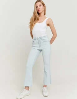 Jean Cropped Flare Clair Taille Haute^Tally Weijl Clearance